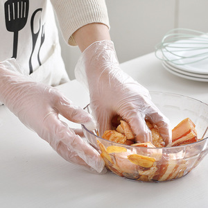 Disposable <b>Pvc</b> <b>Gloves</b> Thickened Waterproof Oil Resistant For Household Dishwashing Medical Use Transparent Large Medium Small - Product Image 2