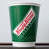 Vasos de Papel de Pared Simple Personalizados al por Mayor con Logotipo Impreso, de Alta Calidad, para Leche, Café, Jugo, Refrescos, Bebidas Calientes, Fiestas y Uso Doméstico