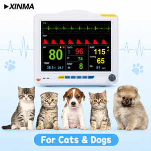 Moniteur patient animal, moniteur vétérinaire, appareil ECG pour animaux pour chat, chien, <span class=keywords><strong>cheval</strong></span>, mouton, hôpital vétérinaire - Product Image 3
