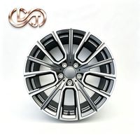 Cerchio in lega bicolore color canna di fucile a razze multiple con bordo lavorato per tuning auto - Ordine all'ingrosso