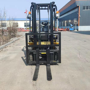 重量挙げ機械Cpcd15 1.5トンの連結式ディーゼルフォークリフトオフロードフォークリフト - Product Image 2