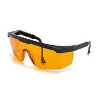 Lunettes de protection dentaire professionnelles Orange, anti-lumière bleue 460nm, UV400, pour blanchiment des dents et jeux vidéo, multi-usages