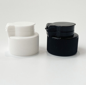 20-410 24-410 28-400 28-410 Hồng Đen Smooth Flip <span class=keywords><strong>Snap</strong></span> <span class=keywords><strong>Cap</strong></span> Nắp Lật Nắp Chai Đóng Với Lá Nhiệt Lớp Lót Niêm Phong Cảm Ứng - Product Image 6