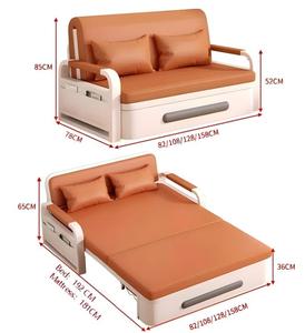 Nuovo Divano Letto Multifunzionale Pieghevole, Convertibile a Doppio Uso per Soggiorno e Balcone - Product Image 4