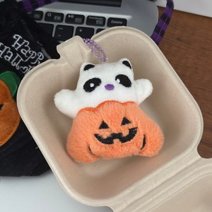 New High Quality Halloween Plush Toys Stuffed Kawaii Cartoon Plush <b>Keychains</b> Toys Halloween Pumpkin Bag Pendants Gift - Product Image 5