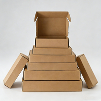 Boîtes d'expédition en carton ondulé extra-rigide, écologiques, réutilisables, résistantes, pour petits bijoux, emballages cadeaux