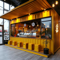 Conteneur de stockage industriel pour café, bar, magasin, style industriel, kiosque moderne, stand pliable, conteneur de maison