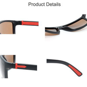 Occhiali da sole ad alte prestazioni 2025 polarizzati UV400 difesa Sport ottimizzato Fit Sunglass Logo personalizzato movimento dinamico - Product Image 5