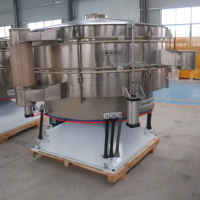 Machine de tamisage vibratoire industrielle en acier inoxydable du fabricant, tamiseur électrique, tamis vibrant pour particules de cellulose
