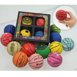 Geschenkballen Promotionele Mini Basketbal Speelgoedbal Op Maat Gemaakte Mini Lederen Basketballen