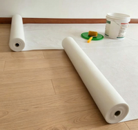 Tapis auto-adhésif non tissé résistant à l'abrasion, protection de sol anti-humidité pour la rénovation de carrelage en marbre, de carrelage en bois et d'escaliers