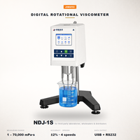 JINGFEI NDJ-1S Digital Rotational Viscometer 1-100000 MPas 4 Fungsi Kalibrasi Kecepatan 1% Pengulangan Laboratorium