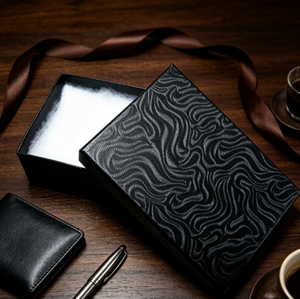 Boîtes à bijoux personnalisées AOPA, simples et embossées, vente en gros |   Boîte à bijoux haut de gamme pour la marque de boutique - Product Image 2