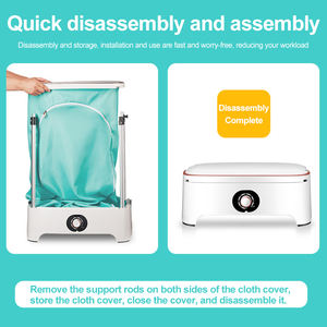 Pièces pour sécher les vêtements, <span class=keywords><strong>pompe</strong></span> <span class=keywords><strong>à</strong></span> <span class=keywords><strong>chaleur</strong></span> électrique w, support de séchage portable, pour bébé, refroidisseur d'air chaud, comp, support - Product Image 4