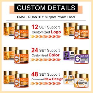 OEM ODM Jour Vitamine C Nuit <span class=keywords><strong>Va</strong></span> Production Collagène Anti-âge Et Rides Éclat Blanchiment Du Visage Crème Visage Ensemble - Product Image 6