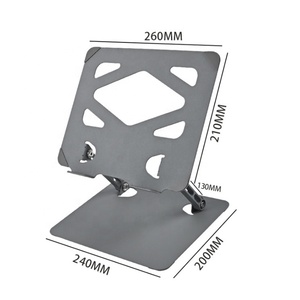 Support d'ordinateur <span class=keywords><strong>portable</strong></span> ergonomique pliable vertical réglable en hauteur, écologique et multi-angles - Product Image 5