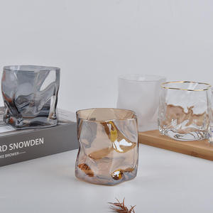 Wholesale Customized Luxury frosted empty glass candle jars for candle making
