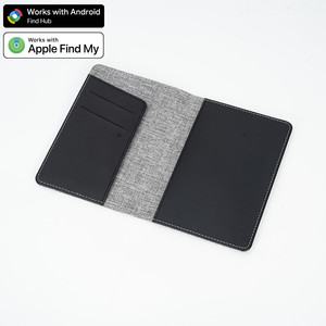 ที่ใส่พาสปอร์ตอัจฉริยะแบบไฮบริด ได้รับการรับรอง MFi ป้องกันการสูญหาย สำหรับ <span class=keywords><strong>IOS</strong></span> พร้อมระบบค้นหาตำแหน่งทั่วโลก และวัสดุหนัง - Product Image 4