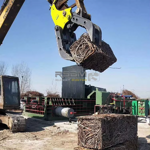 RSBM Mechanical Grapple for CAT 349 CAT349D CAT349E Excavator Heavy Duty Wood Grab <b>Log</b> Grapple Bucket Attachment - Product Image 4