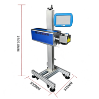 Machine de marquage laser automatique pour lignes de production en usine, capable de marquer des dates, des logos et des codes QR, machine de marquage laser CO2