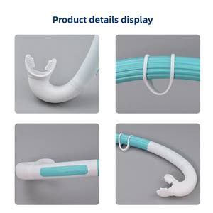 موضة جديدة غص سيليكون رطب قابل للطي سهل الاستخدام بالجملة أنبوب تنفس رطب قابل للطي - Product Image 2