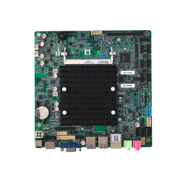 2026 Hot Sale Mini ITX DDR3 Motherboard Fanless Embedded Celeron J1900 Quad Core 1.99G with LVDS 8USB 6COM