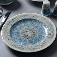 Pour ensemble de vaisselle en porcelaine japonaise rustique Kit de tasse Style Japandi glaçure réactive étanche au lave-vaisselle