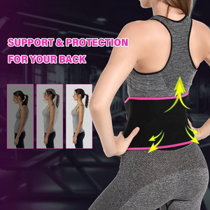 Logotipo personalizável <span class=keywords><strong>Neoprene</strong></span> Cintura Elástica Suporte Trainer Cinto Adulto Fitness Sports Trainer Emagrecimento Banda - Product Image 2