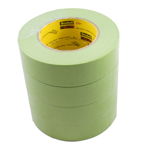 Pour 3M 233 + 18M <span class=keywords><strong>papier</strong></span> crêpe ruban de masquage automatique résistant aux hautes températures 18mm * 50m température générale peinture <span class=keywords><strong>papier</strong></span> crêpe fabriqué - Product Image 3