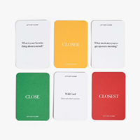 Impression personnalisée Apprentissage Jeu de cartes à jouer pour les étudiants Amis Famille Couples