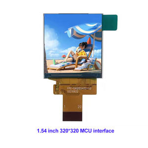 1.54 inch TFT LCD hiển thị IPS HD Độ sáng cao Độ phân giải 320x320 vuông màn hình đồng hồ thông minh màn hình ghi Màn hình hiển thị - Product Image 2