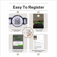 Meistverkauftes Nylon QR-Code Verstellbares Haustier-Halsband mit Glocke ID-Tags Anti-Verlust-Tracking für Kleine Hunde & Katzen