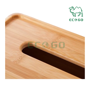 Eco Go - Caja de pañuelos de bambú de alta calidad, moderna y hecha a mano, para sala de estar y oficina - Product Image 3