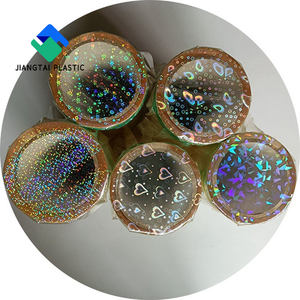 <span class=keywords><strong>Film</strong></span> holographique à motif d'étoile transparente Jiangtai <span class=keywords><strong>Film</strong></span> de stratification thermique Bopp - Product Image 2