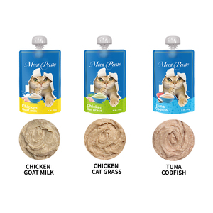 Vente en gros d'usine 85g Nourriture humide pour chats - Saveur naturelle de <span class=keywords><strong>poulet</strong></span> et de saumon riche en protéines, sans danger pour les animaux, qualité export - Product Image 4