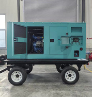 Centrale Électrique Mobile Portable Silencieuse, Générateur Diesel sur Remorque, Télécommande, ATS, Marques Ricardo Weichai Cummins, 120 kW, OEM