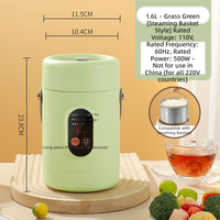 Mini-casserole électrique portable 110V, petite marmite électrique intelligente pour bouillie et soupe, pour les États-Unis et le Canada
