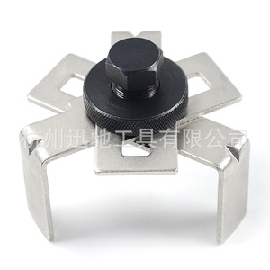 Triangular Fuel Tank Cap Wrench 75-160mm Adjustable Carbon Steel Mechanical Automotive Repair <b>Tool</b> - Product Image 1
