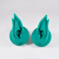 Nouveau modèle d'oreille d'elfe transfrontalier en gel de silicone souple, mannequin réaliste pour présentation de piercing d'oreille, accessoire de démonstration, modèle Yiwu