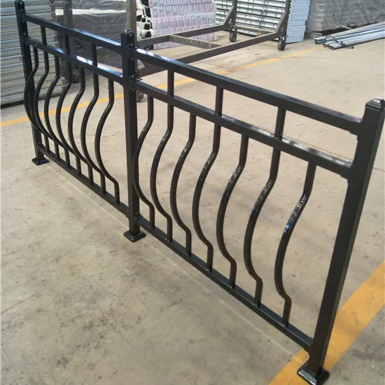 YT 002 WP marka alüminyum korkuluk profili/çelik kazık korkuluk çit