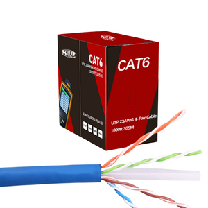 OEM <span class=keywords><strong>Utp</strong></span> Cat6 <span class=keywords><strong>Utp</strong></span> <span class=keywords><strong>Cable</strong></span> de red Cca <span class=keywords><strong>100</strong></span>% Cobre 305m1000ft <span class=keywords><strong>Cable</strong></span> 23awg Color naranja Cat6 <span class=keywords><strong>Cable</strong></span> 50 <span class=keywords><strong>metros</strong></span> - Product Image 1