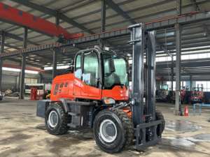 Carretilla elevadora para terrenos difíciles, 3 toneladas-<span class=keywords><strong>7</strong></span> toneladas, motor japonés totalmente hidráulico duradero, precio de carretilla elevadora diésel para granja - Product Image 3