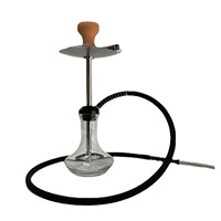 Vente directe fabricant : Coffret cadeau chicha portable personnalisable en acier inoxydable, style mini luxe, pour fumer la chicha