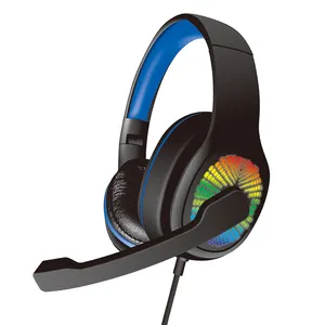 Amazon Best販売Over-Ear Stereo Gaming Headphones Wired Gaming HeadsetとMicrophone