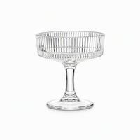 Verres à vin vintage à pied, gaufrés, transparents, personnalisables, coupes à cocktail pour fêtes