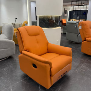 Sillón <span class=keywords><strong>Reclinable</strong></span> de Cuero Genuino de Lujo, Individual, para Cine, Teatro o Sala de Estar, Venta Directa de Fábrica - Product Image 2