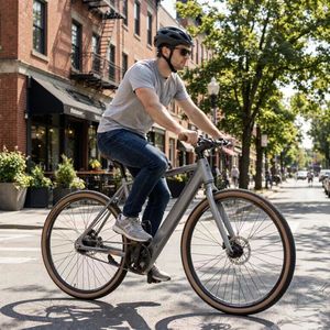 Bicicleta de montaña eléctrica con neumático de 26*1.95 pulgadas, motor trasero sin escobillas de 250W y batería de litio de 36V 10AH - Product Image 6