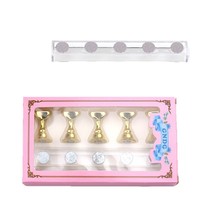 Professionnel Magnétique Faux Ongles Conseils Pratique Présentoir Manucure Formation Ongles Art Présentoir