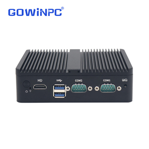 มินิพีซีอุตสาหกรรมไร้พัดลม พร้อมซีพียู Intel Celeron N2840 แบบ Quad Core แรม 4GB DDR3 ฮาร์ดดิสก์ SSD 64GB พอร์ต COM คู่ สำหรับไฟร์วอลล์และการจำลองเสมือน - Product Image 5