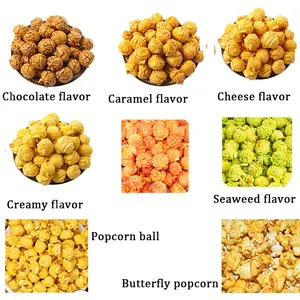 Goedkope Prijs Gourmet Popcorn Snack Voedsel/Industriële Popcorn Making Machine/Boter Popcorn
